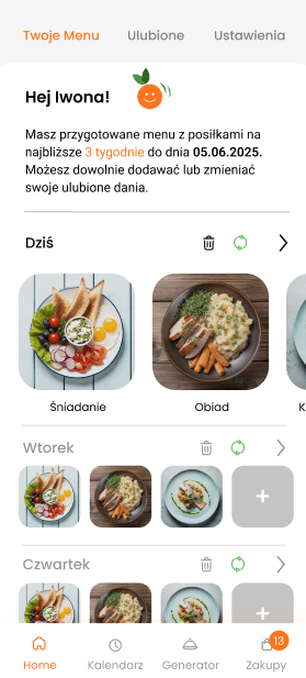 Mana Menu App Home Screen